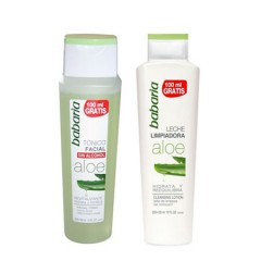 8410412705219 - BABARIA FACIAL ALOE VERA BODY MILK 300ML + TONICO 300ML - HIDRATACION