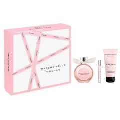 3386460096805 - ROCHAS MADEMOISELLE EAU DE PARFUM 90ML VAPORIZADOR + PERFUMED BODY LOTION 100ML + MINI - PERFUMES