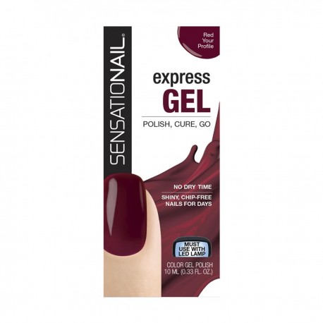 0791817224690 - EXPRESS GEL SENSATIONAIL EXPRESS GEL LACA DE UÑAS 246 RED YOUR PROFILE - ESMALTES