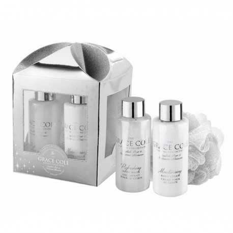 5055443681403 - GRACE COLE PEAR&NECTARINE GEL 100ML + CREMA CORPORAL 100ML + ESPONJA 1U - HIGIENE CORPORAL