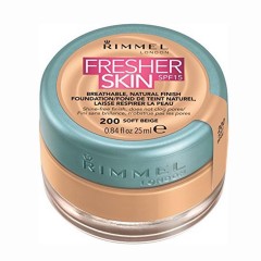 3614222753827 - RIMMEL FRESHER SKIN SPF15 NATURAL FINISH FOUNDATION 200 SOFT BEIGE - BASE MAQUILLAJE