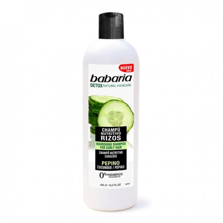 8410412021340 - BABARIA CHAMPU NUTRITIZO RIZOS CON PEPINO 400ML - CHAMPÚ