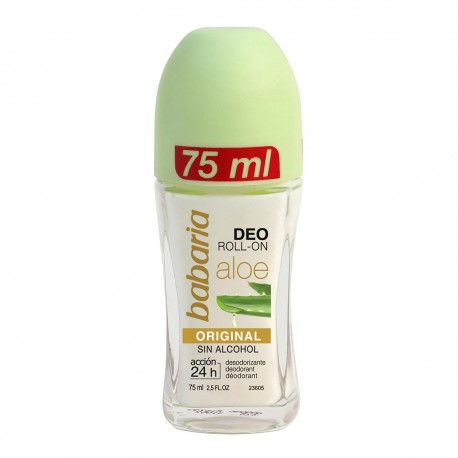 8410412028462 - BABARIA ALOE FRESH SENSITIVE DESODORANTE ROLL-ON SIN ALCOHOL 75ML - DESODORANTE