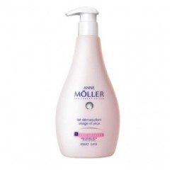 8423986038768 - ANNE MOLLER LECHE DESMAQUILLANTE FLUIDO PIEL NORMAL 400ML + DESMAQUILLANTE YEUX 100ML - DESMAQUILLANTE ROSTRO