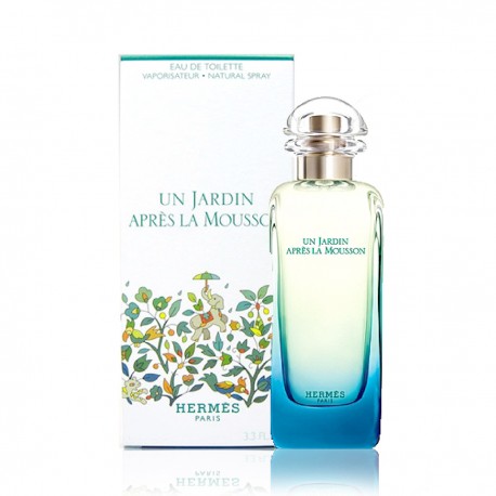 3346131900022 - HERMES UN JARDIN APRES LA MOUSSON EAU DE TOILETTE 100ML VAPORIZADOR - PERFUMES