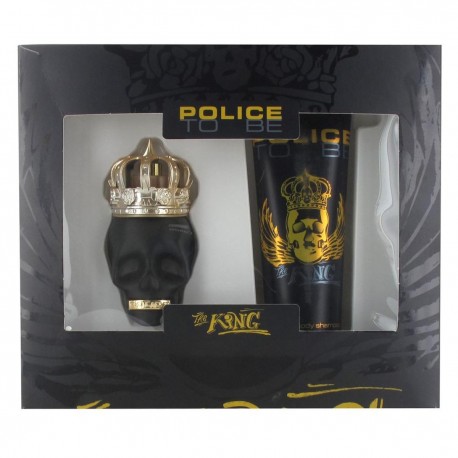 6796024936110 - POLICE TO BE THE KING EAU DE TOILETTE 40ML + ALL OVER BODY SHAM 100ML - FRAGANCIAS
