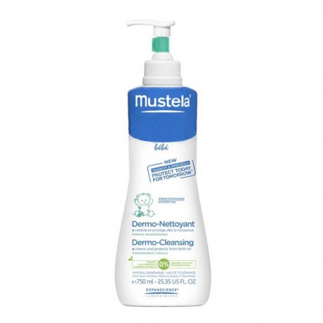 3504105028268 - MUSTELA NORMAL SKIN GENTLE CLEANSING GEL 750ML - BEBES Y MAMAS