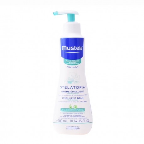 3504105029746 - MUSTELA STELATOPIA EMOLLIENT BALM CON DOSIFICADOR PIEL ATOPICA 300ML - BEBES Y MAMAS