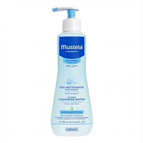 3504105028497 - MUSTELA PHYSIOBEBE CLEANSING WATER CON DOSIFICADOR 300ML - BEBES Y MAMAS