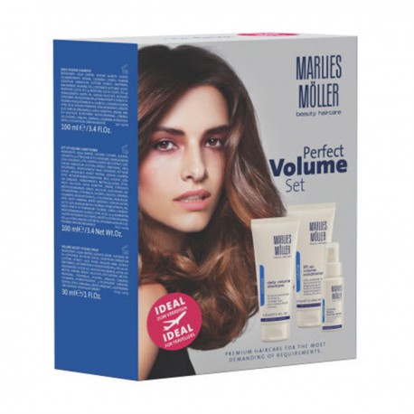 9007867211601 - MARLIES MOLLER PERFECT VOLUME SET SHAMPOO 100ML + CONDITIONER 100ML + SPRAY 30ML - CHAMPÚ