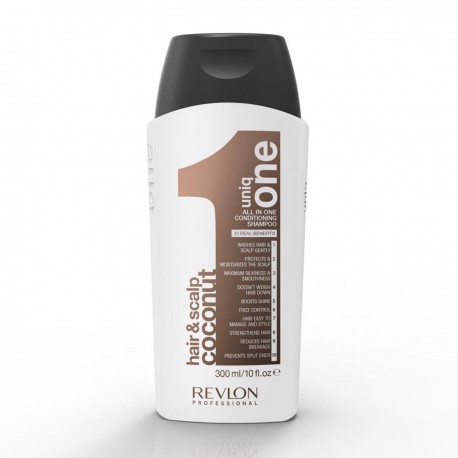 8432225064406 - REVLON UNIQ ONE HAIR SCALP COCONUT ALL IN ONE CONDITIONER SHAMPOO 300ML - CHAMPÚ