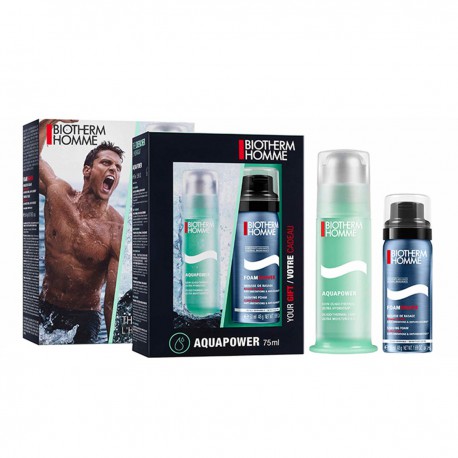 3614271300393 - BIOTHERM HOMME AQUAPOWER OLIGO-THERMAL ULTRA HYDRATANT 50ML + ESPUMA 50ML - HIDRATACION