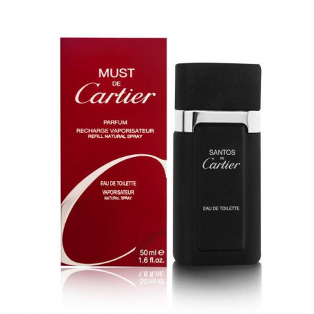 3432240003621 - CARTIER SANTOS EAU DE TOILETTE 50ML VAPORIZADOR - PERFUMES
