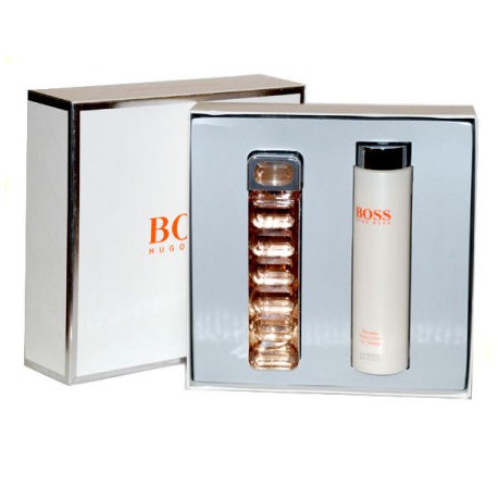 7370524081560 - HUGO BOSS ORANGE WOMAN EAU DE TOILETTE 75ML VAPORIZADOR + BODY MILK 150ML - PERFUMES