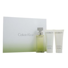 3607342586178 - CALVIN KLEIN ETERNITY WOMAN EAU DE PERFUME 100ML VAPORIZADOR + GEL 100ML + BODY MILK - PERFUMES