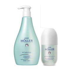 8423986038867 - ANNE MOLLER LAIT HYDRA-FORCE 400ML+DESODORANTE ROLL-ON 75ML - ANTI-EDAD