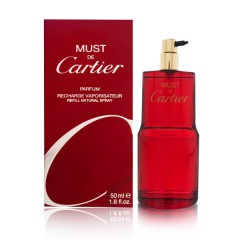 3432240013842 - CARTIER MUST EAU DE PERFUME 50ML VAPORIZADOR RECARGABLE - PERFUMES