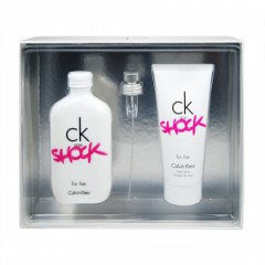 3607342437937 - CALVIN KLEIN CK SHOCK WOMAN EAU DE TOILETTE 100ML VAPORIZADOR + BODY MILK 100ML - PERFUMES