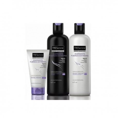 8712561668545 - TRESEMME DIAMANTE CHAMPU 675ML + ACONDICIONADOR 675ML + MASCARILLA 300ML - CHAMPÚ