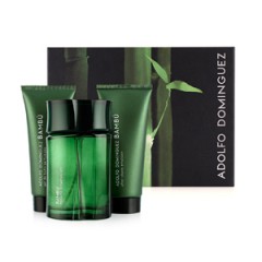 8410190593978 - ADOLFO DOMINGUEZ BAMBU EAU DE TOILETTE 120ML VAPORIZADOR + AFTER SHAVE 100ML + GEL 100 - PERFUMES