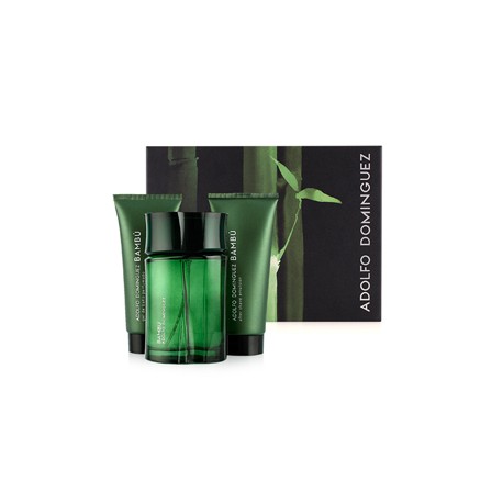 8410190593978 - ADOLFO DOMINGUEZ BAMBU EAU DE TOILETTE 120ML VAPORIZADOR + AFTER SHAVE 100ML + GEL 100 - PERFUMES