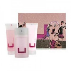 8410190594128 - ADOLFO DOMINGUEZ U EAU DE TOILETTE 75ML VAPORIZADOR + BODY MILK 100ML + GEL100ML - PERFUMES