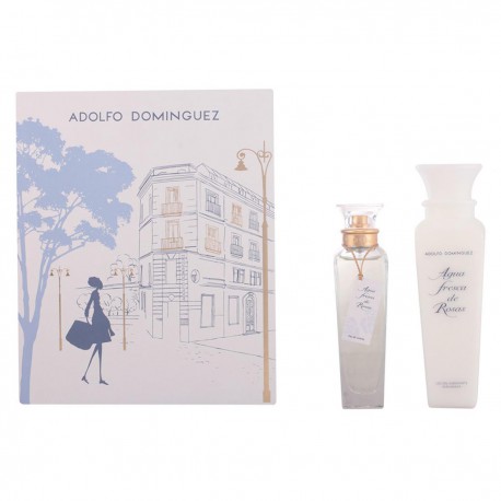 8410190604957 - ADOLFO DOMINGUEZ AGUA FRESCA DE ROSAS EAU DE TOILETTE 120ML VAPORIZADOR + BODY LOTION - PERFUMES