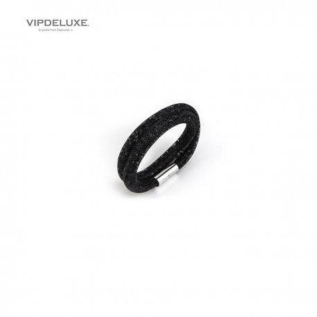 8436543836592 - VIPDELUXE SWAROVSKI PULSERA SATURDAY DOBLE NEGRA - JOYERÍA Y BISUTERÍA