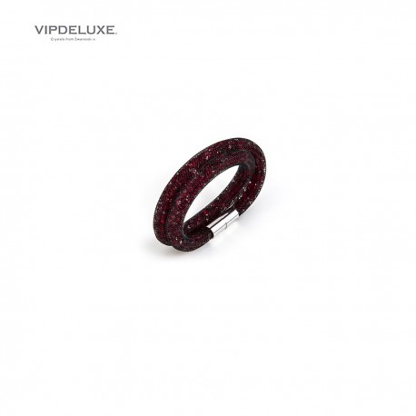 8436543836578 - VIPDELUXE SWAROVSKI PULSERA SATURDAY DOBLE ROJO OSCURO - JOYERÍA Y BISUTERÍA