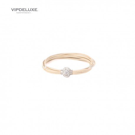 8436543837223 - VIPDELUXE SWAROVSKI PULSERA BALI BEIGE - JOYERÍA Y BISUTERÍA