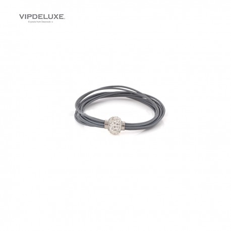 8436543837261 - VIPDELUXE SWAROVSKI PULSERA BALI GRIS - JOYERÍA Y BISUTERÍA
