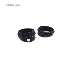 8436543834253 - VIPDELUXE SWAROVSKI PULSERA NEW YORK NEGRA - JOYERÍA Y BISUTERÍA