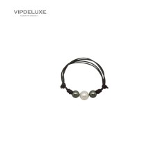 8436543830736 - VIPDELUXE SWAROVSKI PULSERA CUERO GRIS - JOYERÍA Y BISUTERÍA