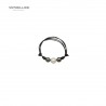 8436543830736 - VIPDELUXE SWAROVSKI PULSERA CUERO GRIS - JOYERÍA Y BISUTERÍA
