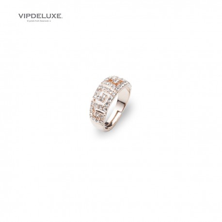 8436543833942 - VIPDELUXE SWAROVSKI ANILLO CLEOPATRA BAÑADO ORO ROSA - JOYERÍA Y BISUTERÍA