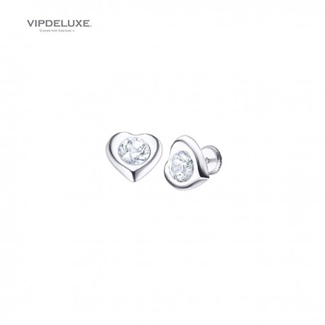 8436543830620 - VIPDELUXE SWAROVSKI PENDIENTES DE CORAZON CRISTAL - JOYERÍA Y BISUTERÍA