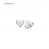 8436543830620 - VIPDELUXE SWAROVSKI PENDIENTES DE CORAZON CRISTAL - JOYERÍA Y BISUTERÍA