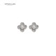 8436543831221 - VIPDELUXE SWAROVSKI PENDIENTES FLOR PERLA BLANCA - JOYERÍA Y BISUTERÍA