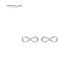 8436543832075 - VIPDELUXE SWAROVSKI PENDIENTES INFINITY - JOYERÍA Y BISUTERÍA