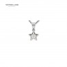 8436543830132 - VIPDELUXE SWAROVSKI COLGANTE ESTRELLA - JOYERÍA Y BISUTERÍA
