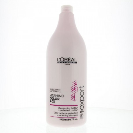 3474630714649 - L'OREAL EXPERT VITAMINO COLOR A-OX SHAMPOOING FIXATEUR + PERFECTEUR COULEUR 1500ML - CHAMPÚ