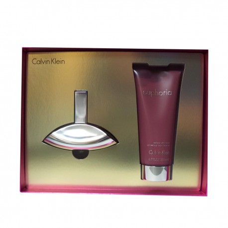3614220744544 - CALVIN KLEIN EUPHORIA EAU DE PERFUME 50ML VAPORIZADOR + SENSUAL SKIN LOTION 200ML - PERFUMES