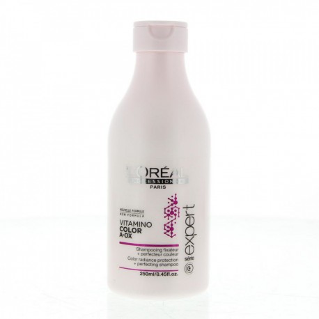 3474630714564 - L'OREAL EXPERT VITAMINO COLOR A-OX SHAMPOOING FIXATEUR + PERFECTEUR COULEUR 250ML - CHAMPÚ