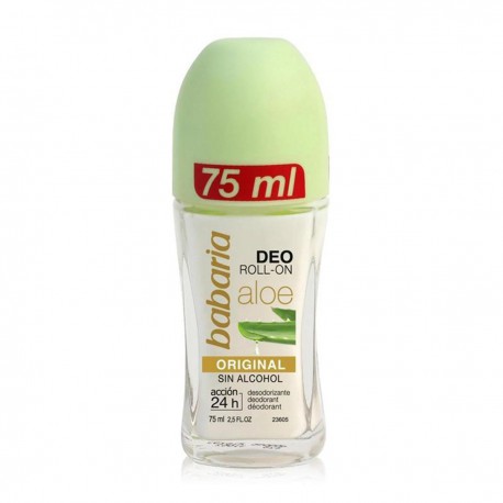 8410412028455 - BABARIA ALOE VERA DEO ROLL-ON SIN ALCOHOL ACCION 24H 75ML - DESODORANTE