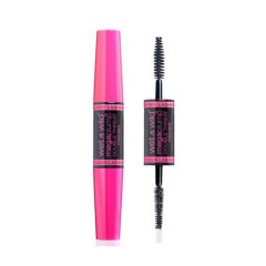 4049775515216 - MARKWINS WET N WILD MEGA PLUMP DOUBLE THREAT MASCARA VERY BLACK - MASCARAS