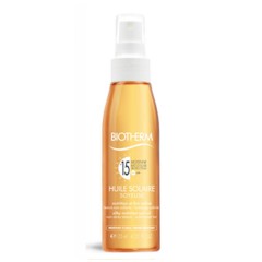 3605540850077 - BIOTHERM HUILE SOLAIRE SOYEUSE SPF15 SILKY DRY OIL 125ML - PROTECCION CORPORAL