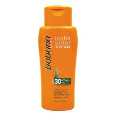 8410412028837 - BABARIA LECHE SOLAR ALOE VERA SPF30 PROTECCION ALTA 200ML - PROTECCION CORPORAL