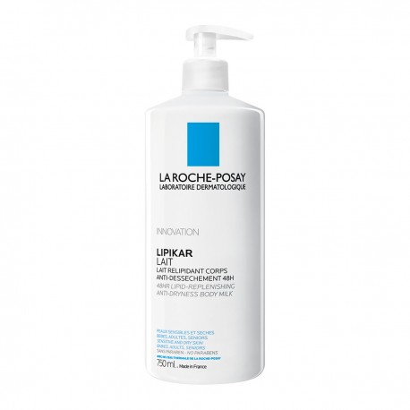 3337875549608 - LA ROCHE POSAY LIPIKAR LECHE CORPORAL LIPID-REPLENISHING 750ML - HIDRATACION