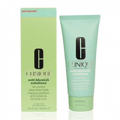 0207143366150 - CLINIQUE ANTI-BLEMISH SOLUTIONS OIL CONTROL CLEANSING MASK 100ML - LECHE LIMPIADORA