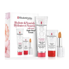 0858055450310 - ELIZABETH ARDEN HYDRATE NOURISH EIGHT HOUR CREAM 50ML + CREMA DE MANOS 30ML + STICK - HIDRATACION